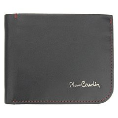 Portfel męski skórzany PIERRE CARDIN TILAK35 324 Czarno Czerwony