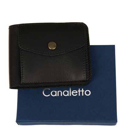 Portfel skórzany Canaletto Slim na zatrzask PM2452s246
