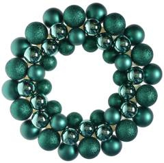 Wieniec zielony z bombek mały