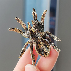 Broszka ozdobna kryształki pająk BZ190