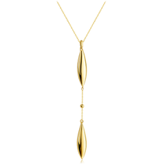 MINET Nowoczesny złoty naszyjnik Au 585/1000 2,95g