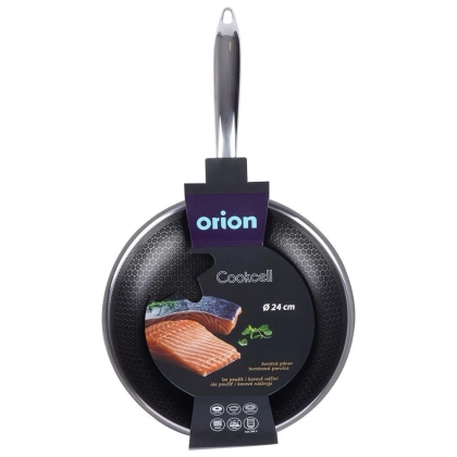 Patelnia stalowa nieprzywierająca premium COOKCELL HYBRYD 24 cm