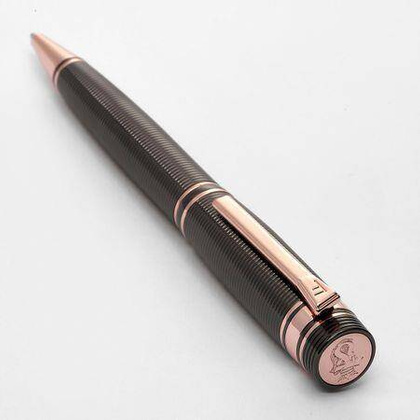 Długopis Bold Stripe Gun &amp; Rosegold