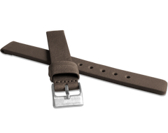 LAVVU Ciemnobrązowy gładki pasek PLAIN z luksusowej skóry Top Grain - 16
