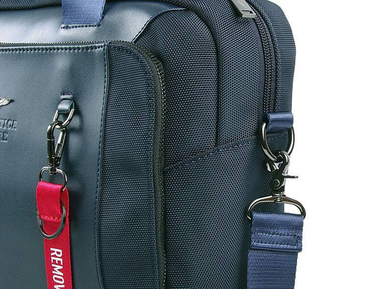 Torba na laptop 15' AERONAUTICA MILITARE Bolt Niebieska