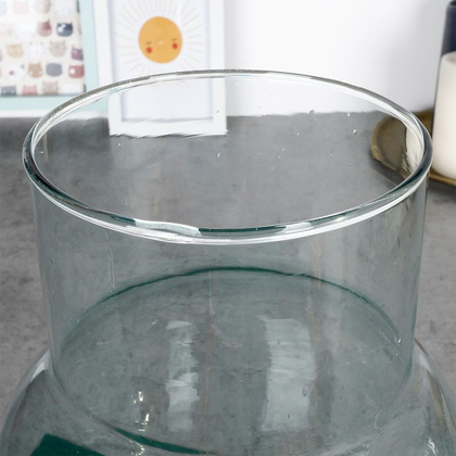 Wazon na kwiaty dekoracyjny szklany 25 cm