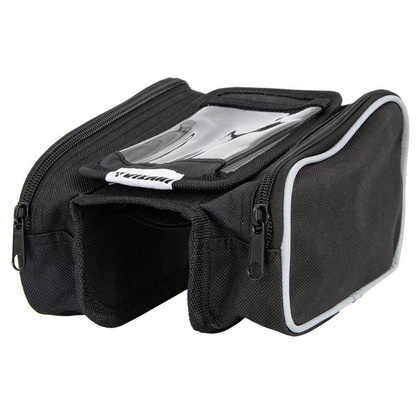 Sakwa torba rowerowa na ramę z etui na telefon  K-076