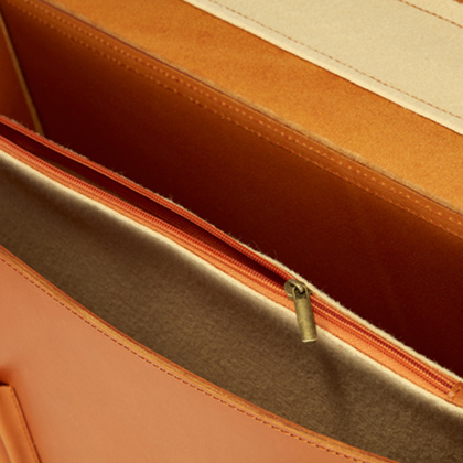 Duża torba skórzana 3w1 KEMER VOOC Vintage P43 Ruda