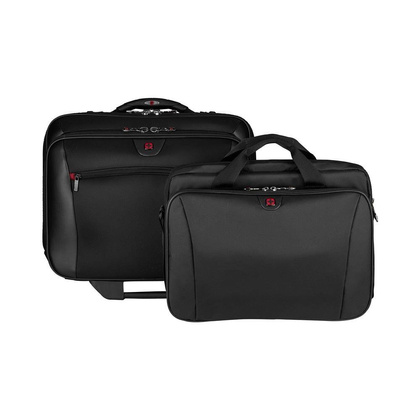 Pilotka z miejscem na laptop 17" WENGER Potomac, Czarna