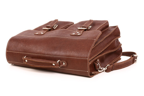 PROMO SET Torba TC12 Brązowa + Etui na laptop EPD1 Grafitowe