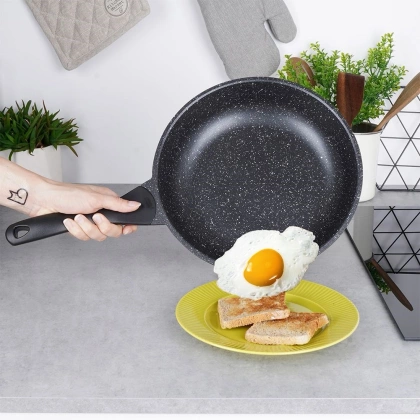Patelnia granitowa 26 cm GRANDE gaz indukcja