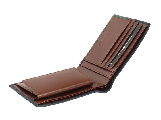 BH-370 SPORT Portfel męski skórzany Granatowy