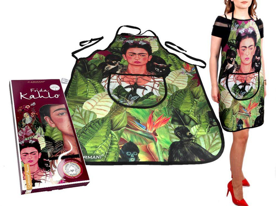 Fartuszek kuchenny - F. Kahlo, autoportret (CARMANI)