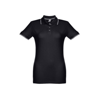 THC ROME WOMEN. Damski slim fit polo t-shirt