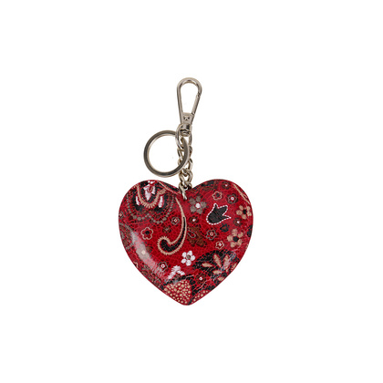 Skórzany Brelok Serce ze Skóry Naturalnej BajuBaj E23s167