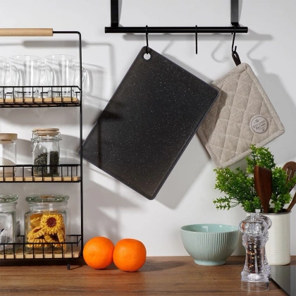 Deska do krojenia czarna 33x23 cm