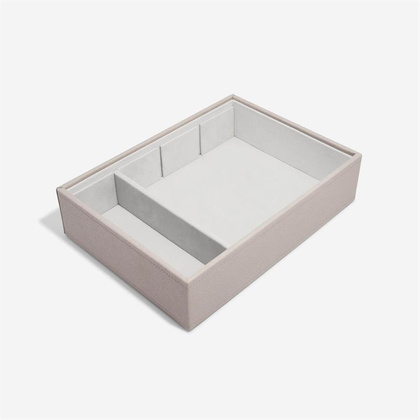 Pudełko na okulary Stackers Classic taupe 4 komorowe