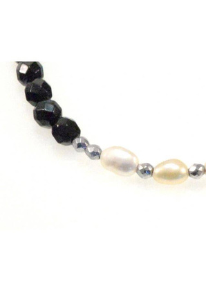 Bransoletka Spinel Perła 925