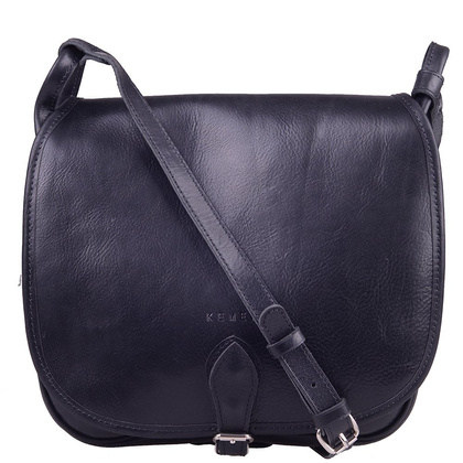 Torebka damska skórzana KEMER 886 Czarny