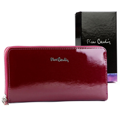 Pierre Cardin Duży skórzany portfel damski