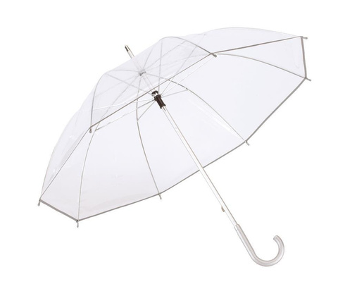 Parasol transparentny KEMER PANORAMIX Srebrny