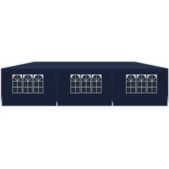 PAWILON NAMIOT OGRODOWY CATERINGOWY PE 9x3M I 8 ŚCIANEK GRANATOWY