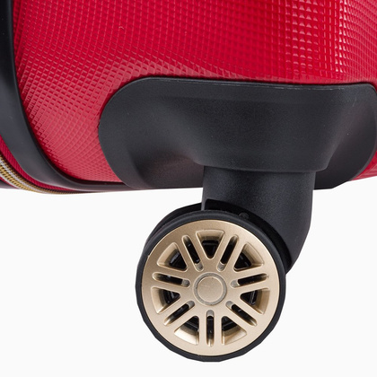 Mała kabinowa walizka PUCCINI LOS ANGELES ABS017C 3 Czerwona