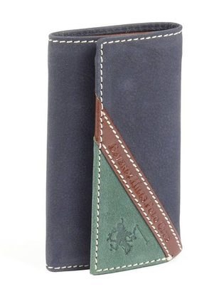 BH-375 SPORT Etui na klucze skórzane Granatowe