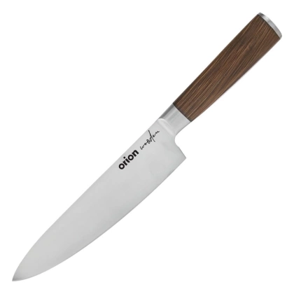 Nóż noże kuchenne stalowe WOODEN zestaw komplet noży 5 sztuk
