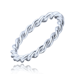 MINET Pierścien srebrny elegancki wielkość 14