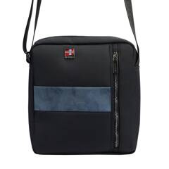 Saszetka Męska Nordee S112 czarny + niebieski