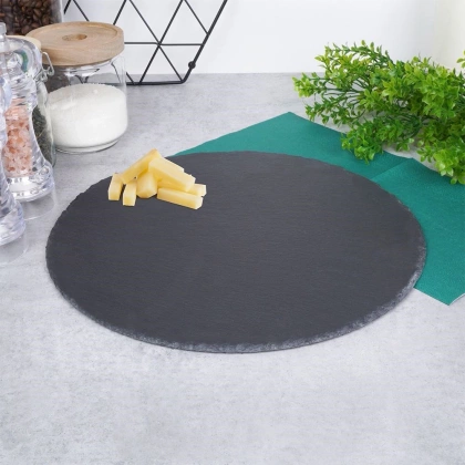 Deska taca kamienna podstawka łupek 30 cm talerz kamienny