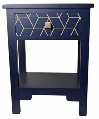 Szafka z jedną szufladą granatowa