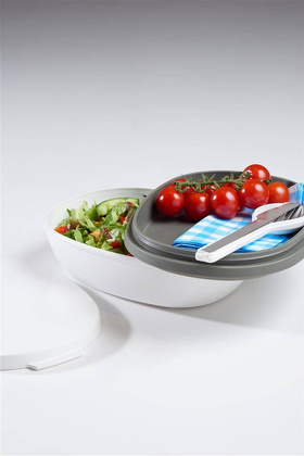 Zestaw 3 sztućców Ellipse biały 105760030600