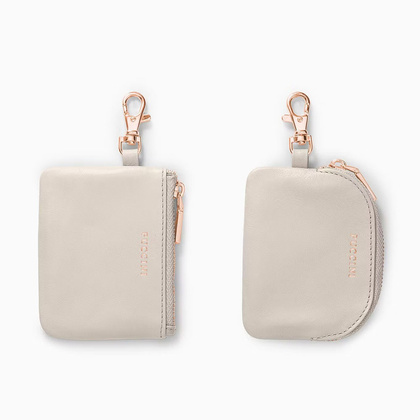 Brelok z saszetkami skórzanymi PUCCINI VULCANO ZN92512 6A Beżowy