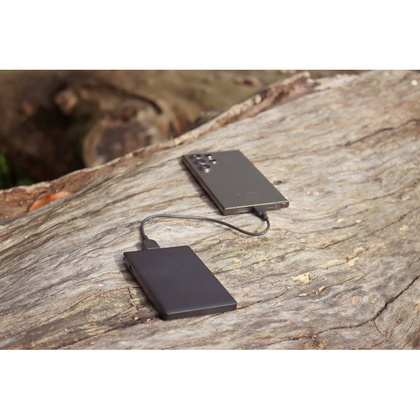 WIGNER. Power bank 4.000 mAh wykonany w ABS pochodzącego z recyklingu