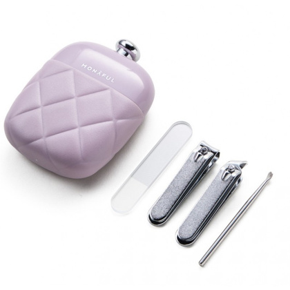 Zestaw akcesoriów do manicure fioletowy AK10FIO