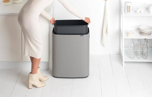 Kosz na śmieci Touch Bin BO 60l mineralny szary 223129
