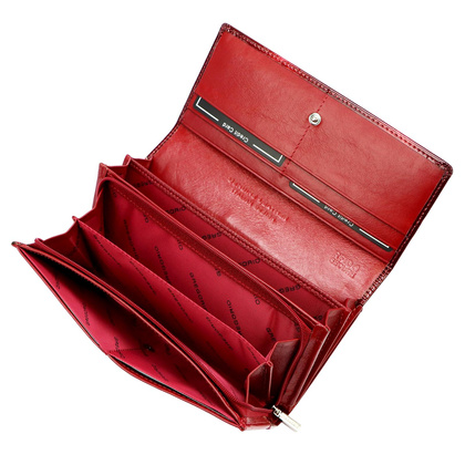 Portfel damski skórzany PELLUCCI FF-122 Brązowy