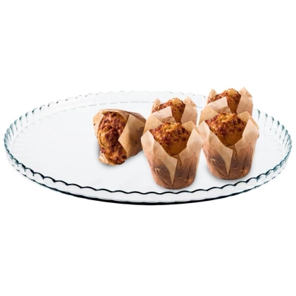 Patera szklana / talerz okrągły 32 cm