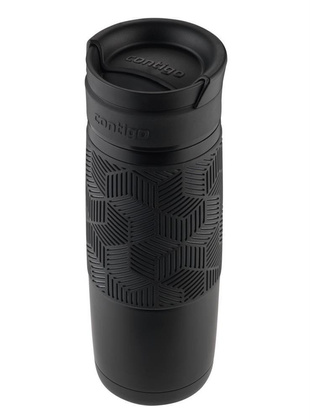 Kubek termiczny Contigo Transit (Metra) 470ml - czarny