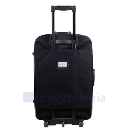 Mała kabinowa walizka PELLUCCI RGL 773 S Czarno Niebieska