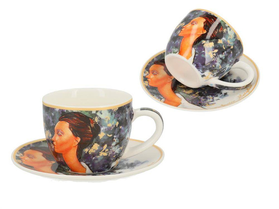Filiżanka espresso ze spodkiem - A. Modigliani, Lunia Czechowska(CARMANI)