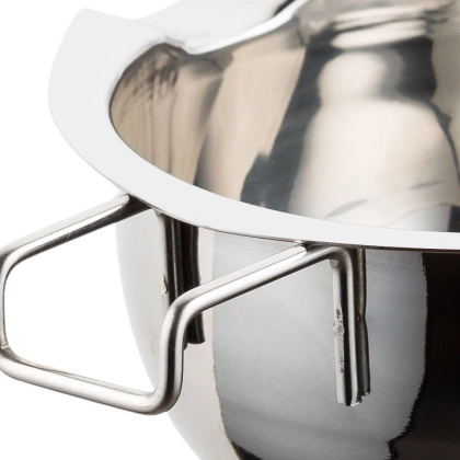 Miska stalowa do kąpieli wodnej z uchwytem / topielnik ACER