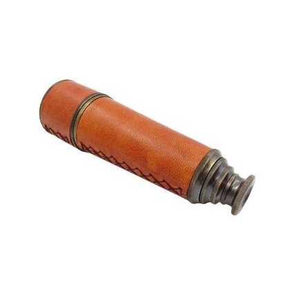 Luneta mosiężno - skórzana  w pudełku NC2356B