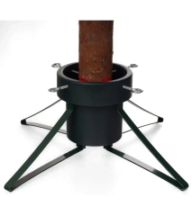 Stojak CHOINKOWY ŚREDNI CZARNY metalowy pod choinkę drzewko z pojemnikiem