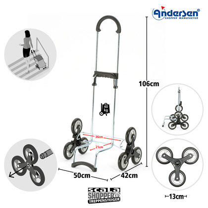Wózek na zakupy ANDERSEN Scala 6 Fita