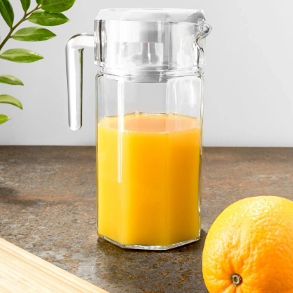 Dzbanek z pokrywką szklany 1,5 l