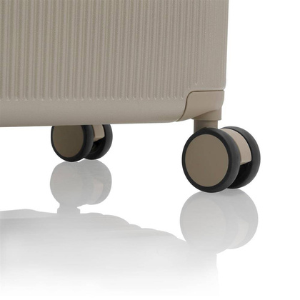 Heys Earth Tones mała szaro beżowa walizka kabinowa na kółkach 53 cm