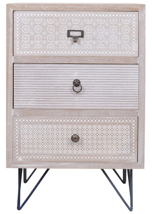 Szafka 3 szuflady z nogami  czarnymi